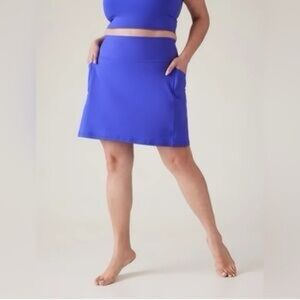 New ATHLETA Sz 2x Salutation Stash 16.5" Skort